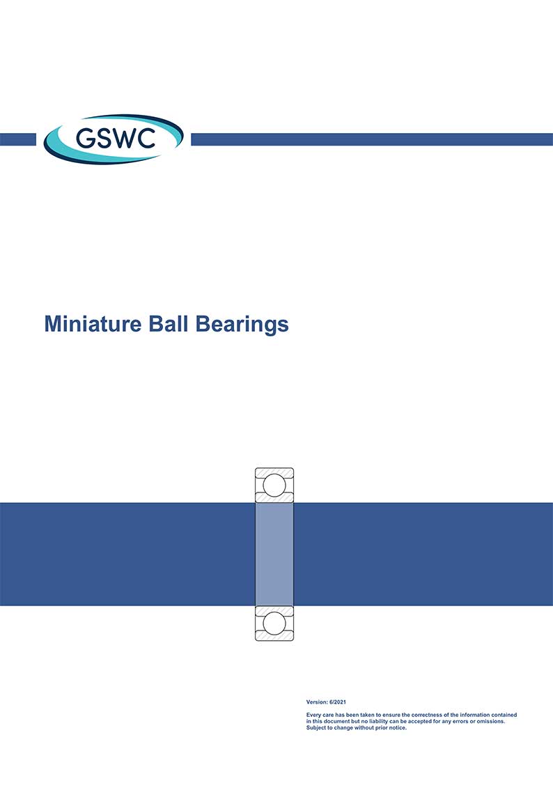 德国GSWC-微型轴承-样本(6/2021) （英文）