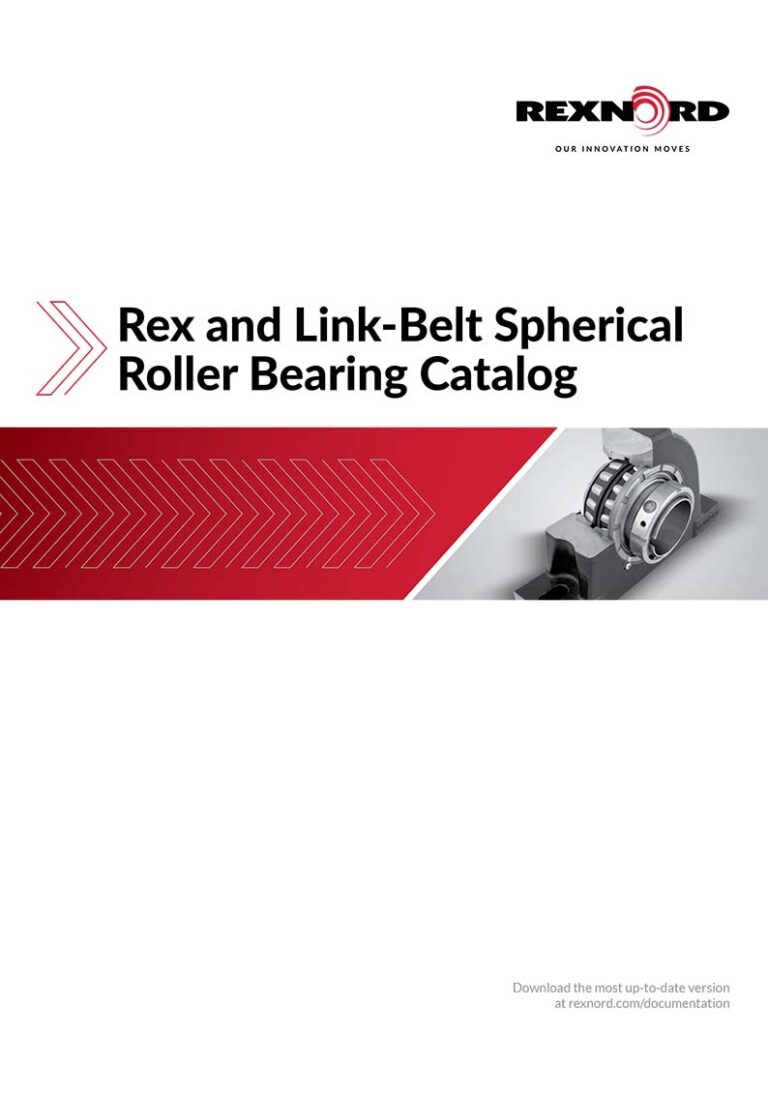 Rex-and-Link-Belt-Spherical-Roller-Bearing-Catalog-BR2-001-09-21