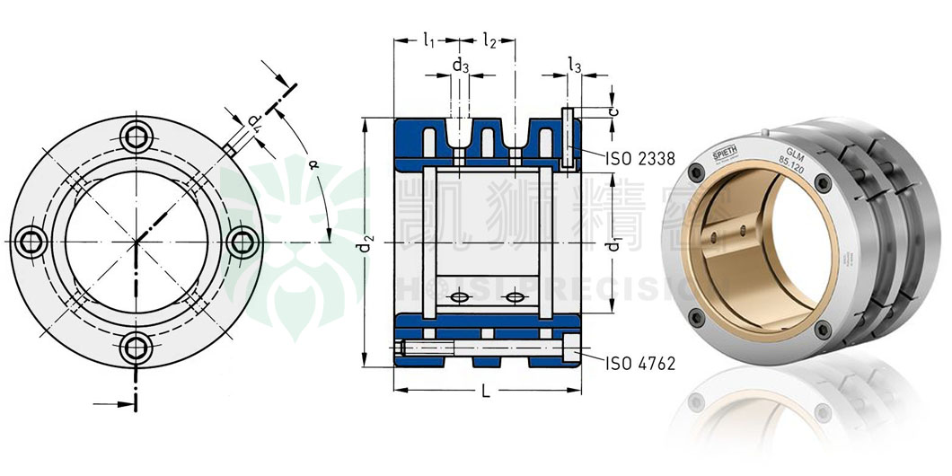 Read more about the article GLM70.105 | 德国SPIETH径向滑动轴承