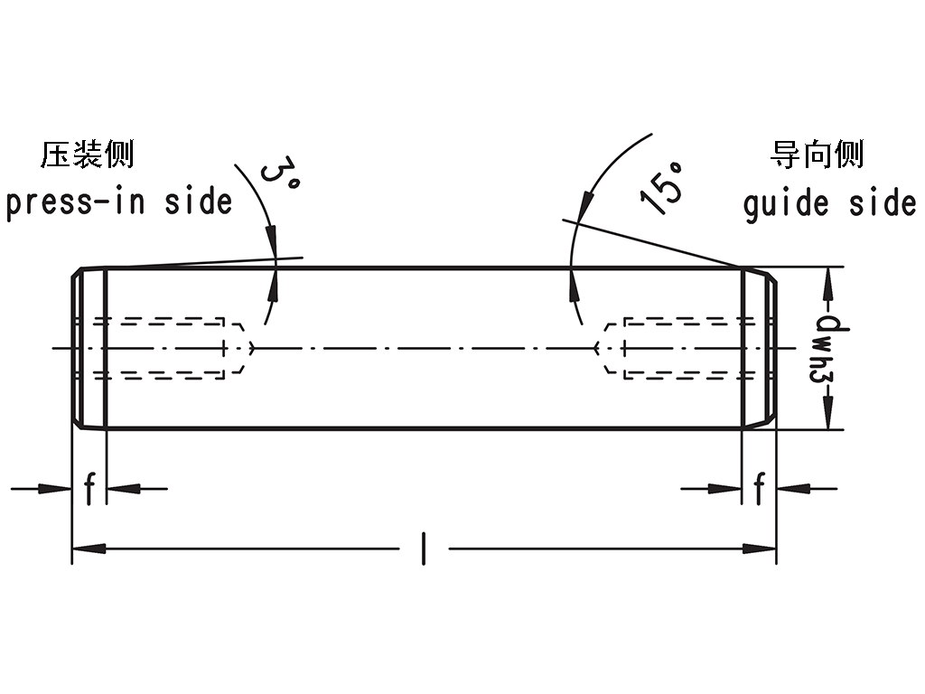 mahr guide shaft N425-dimension